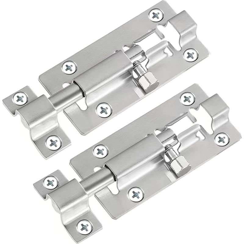 Inhhub 2er-pack Riegelbolzen, Schieberiegel 3 Zoll, Verstärkt