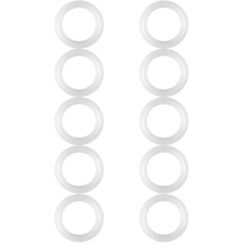 10x Tri-clamp Silikondichtung 1,5" Außendurchmesser 50,5 Mm, Wasserdichte Dichtung Für Rohrverschraubungen