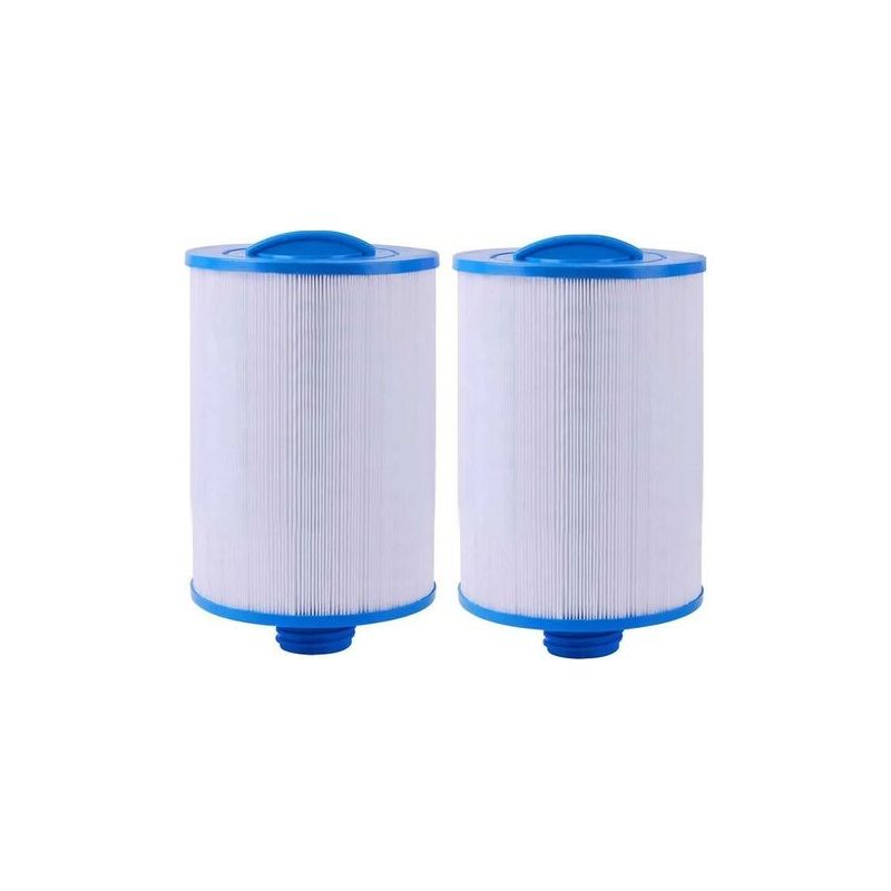 Lot Von 2 Filterkartuschen Für Spa – Filterung 100 % Polyester – Durchmesser 150 Mm – Höhe 241 Mm – Oberfläche 45 M²