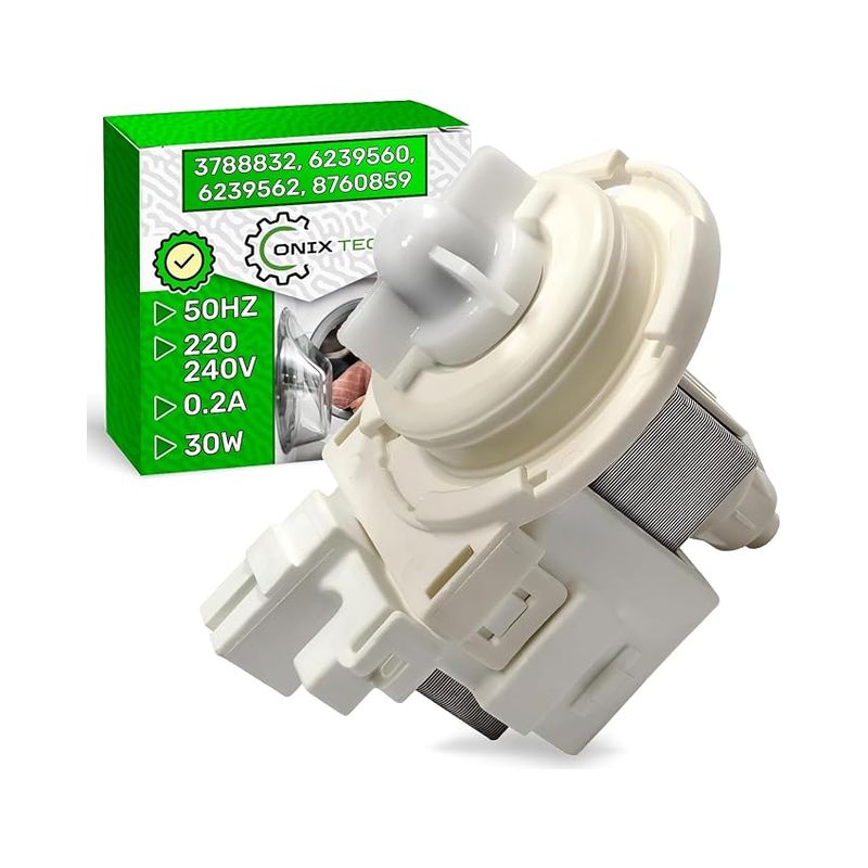 Ablaufpumpe Für Waschmaschine 30 W 220/240 V 50 Hz 0,2 A 3788832 6239560 6239562 8760859