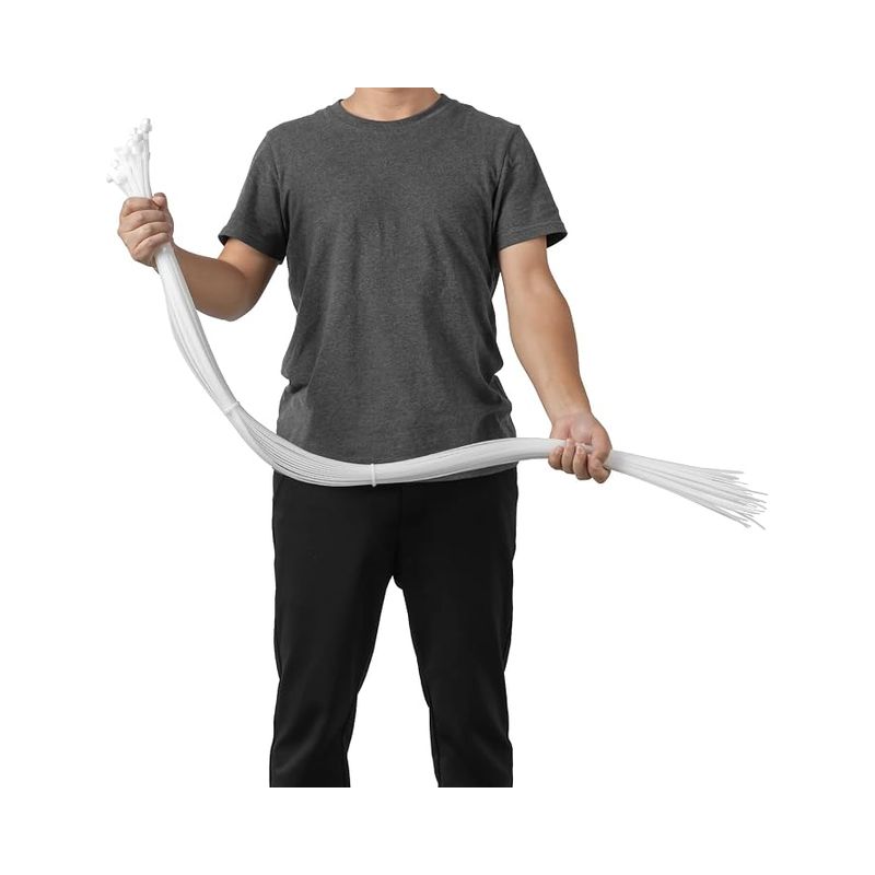 Kabelbinder, Kabelbinder, Kabelbinder, Nylon-kabelbinder, Kabelmanagement, Weiß