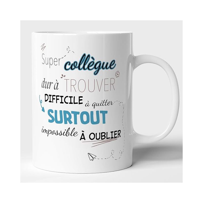 Tasse Für Kollegen – Geschenkidee Zum Geburtstag Oder Zur Abschiedsfeier Eines Arbeitskollegen – Bedruckt In Frankreich