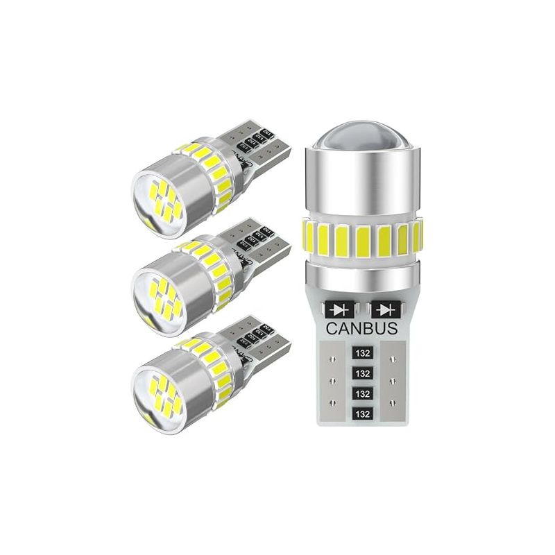 T10 Led-lampen Canbus 12v W5w 194 501 168 24smd Für Fahrzeuginnenraumbeleuchtung (kuppel-, Tür-, Decken- Und Kennzeichenbeleuchtung), Weiß