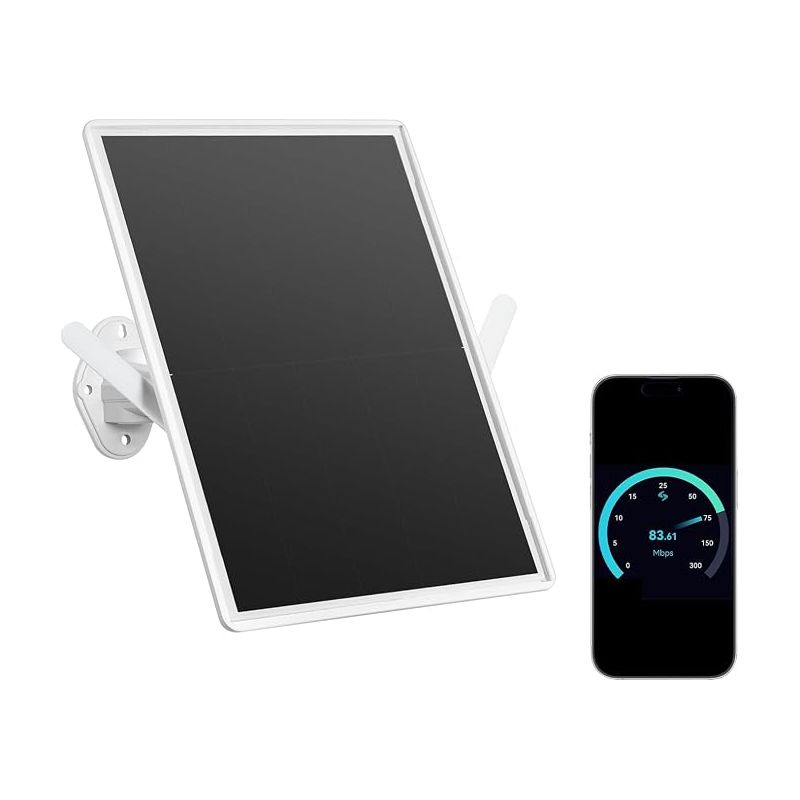 4g-solar-outdoor-router Für Sicherheitskameras, Unterstützt Sim-/vsim-karten, Akku Und Solarpanel, Verbindet Sicherheitskameras Und