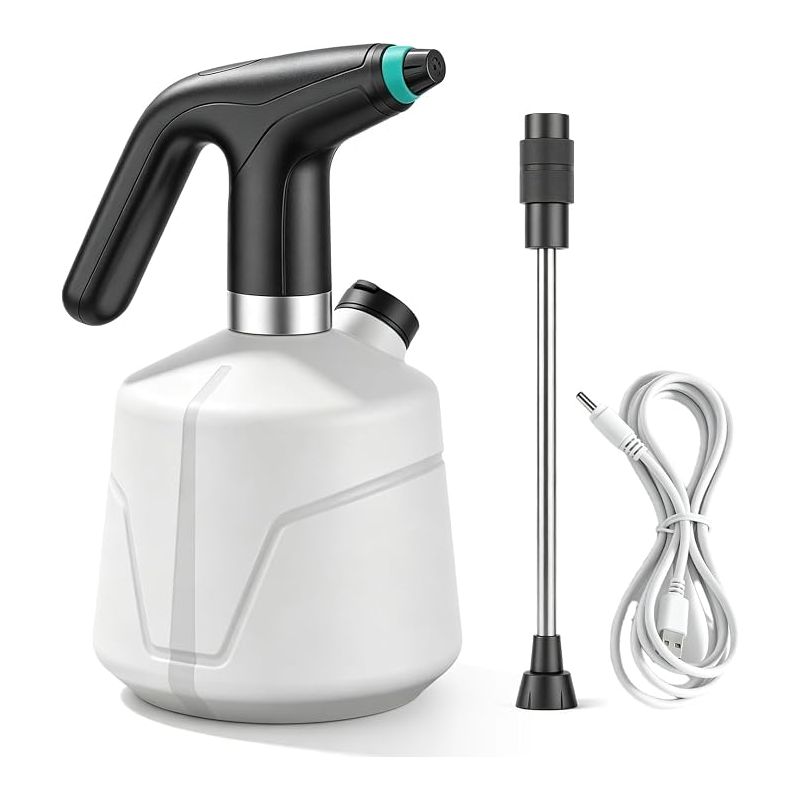 Wiederaufladbare Elektrische Gartenspritze, Elektrische Druckspritze, Gartenspritze Mit Verlängerungsstange, Akku-sprühgerät Für Pflanzen, Reinigung, Auto