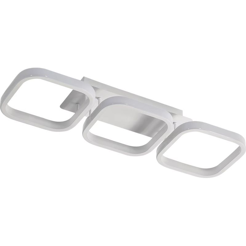 Runde Deckenleuchte 78 Cm – 32 W – 6000 K Weißes Licht – Moderne Led – Hauptbeleuchtung