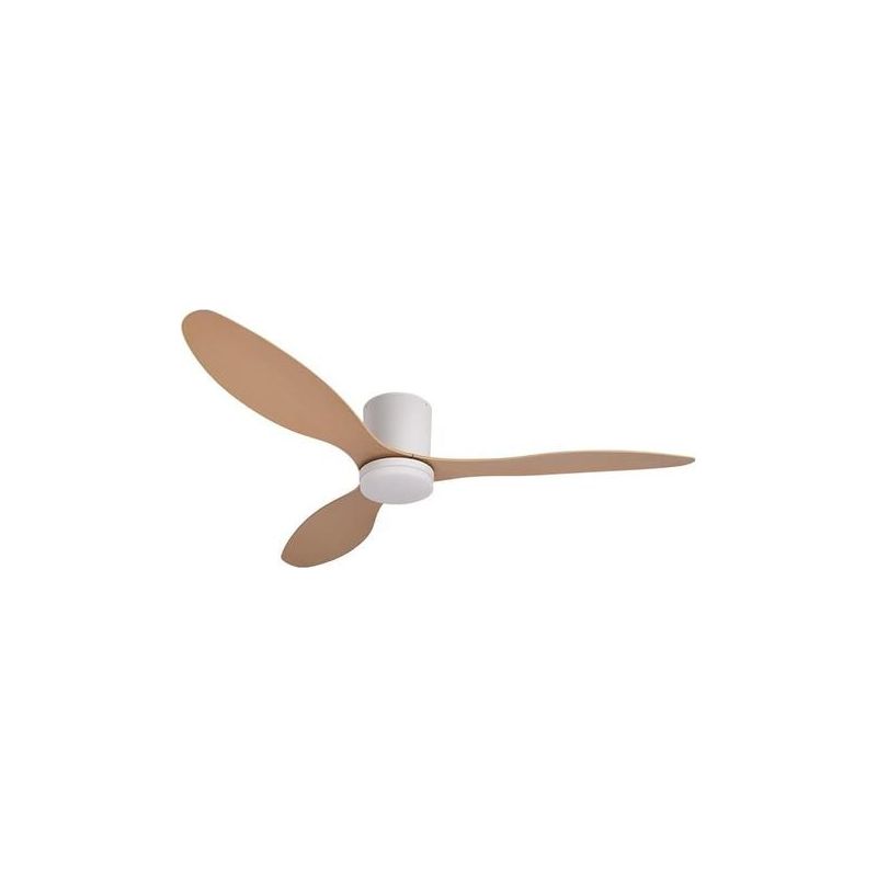 65 Cm Deckenventilator – Leiser Gleichstrommotor – 6 Geschwindigkeitsstufen – 24 W 3-farbige Led-beleuchtung – Fernbedienung – Wendeflügel