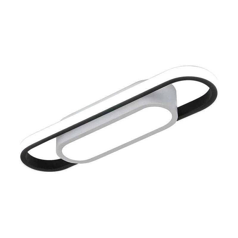Rechteckige Led-deckenleuchte 24 W – 3000 Lm – 6500 K Kaltweiß – Acryl-innenbeleuchtung