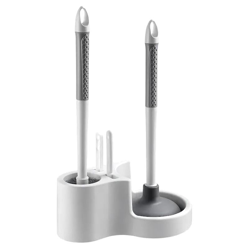 4-in-1-toilettenbürste Mit Saugnapf Und Halterung – Hygienisches Set Für Eine Saubere Und Fleckenlose Toilette
