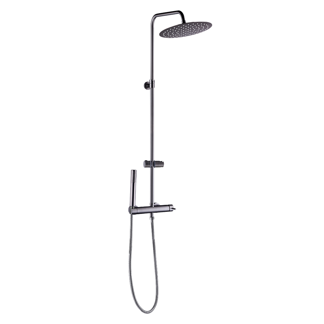 Essebagno Envol 300 Mechanische Duschsäule Metallic-grau