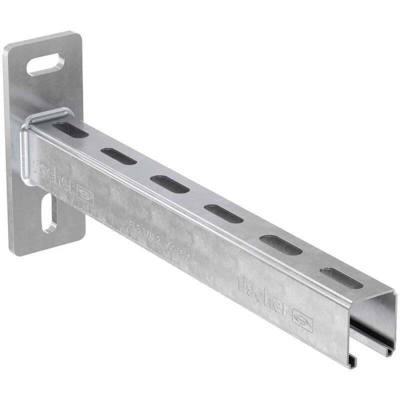[gebraucht] B-ware Fischer Auslegerkonsole Stahl 600mm 5 Stück Galvanisch Verzinkt Robust Langlebig