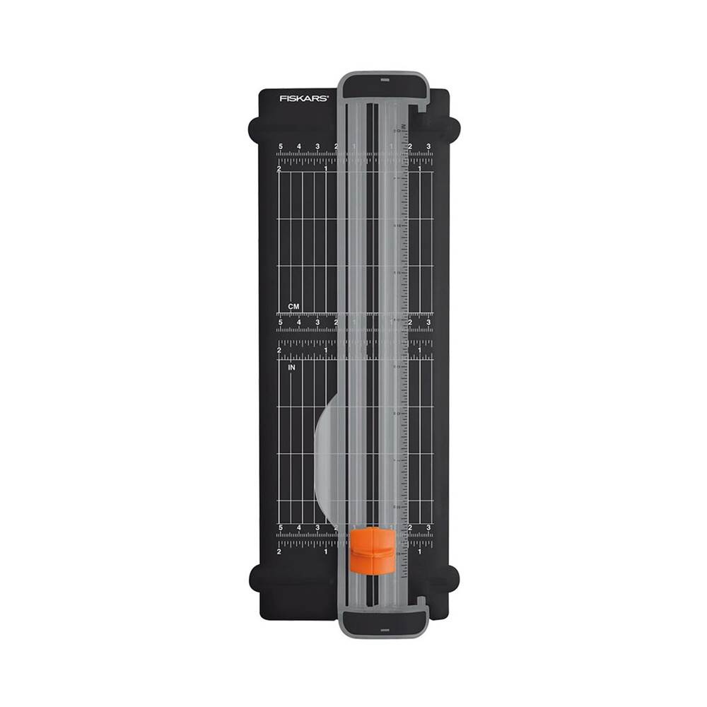 Fiskars Recycling Papierschneider 22cm A5 Surecut