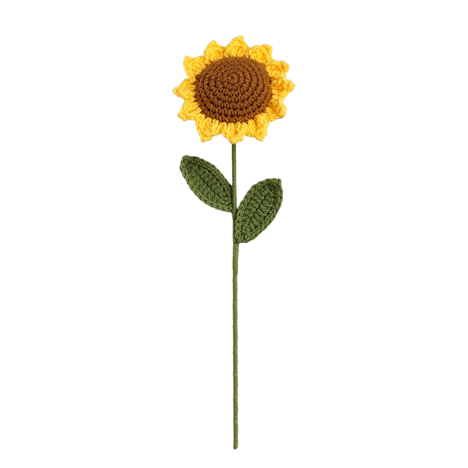 Handgewebter Künstlicher Blumenstrauß (ähnlich Wie Gehäkeltes Garn), Fertiggestellt Und Komplett.