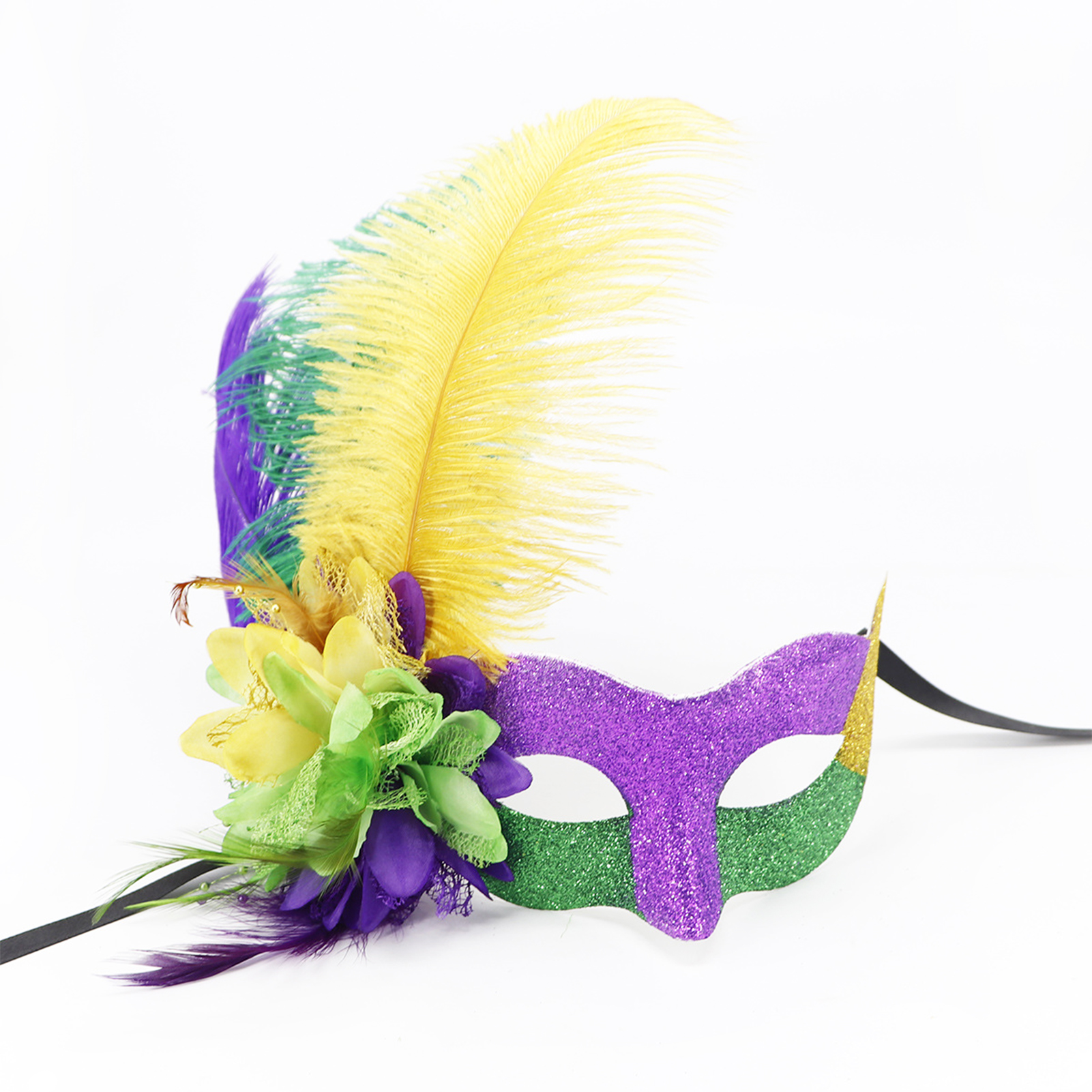 Karnevalsmaske, Irische Oster-federmaske, Augenmaske Für Aufführungen (stil 2)