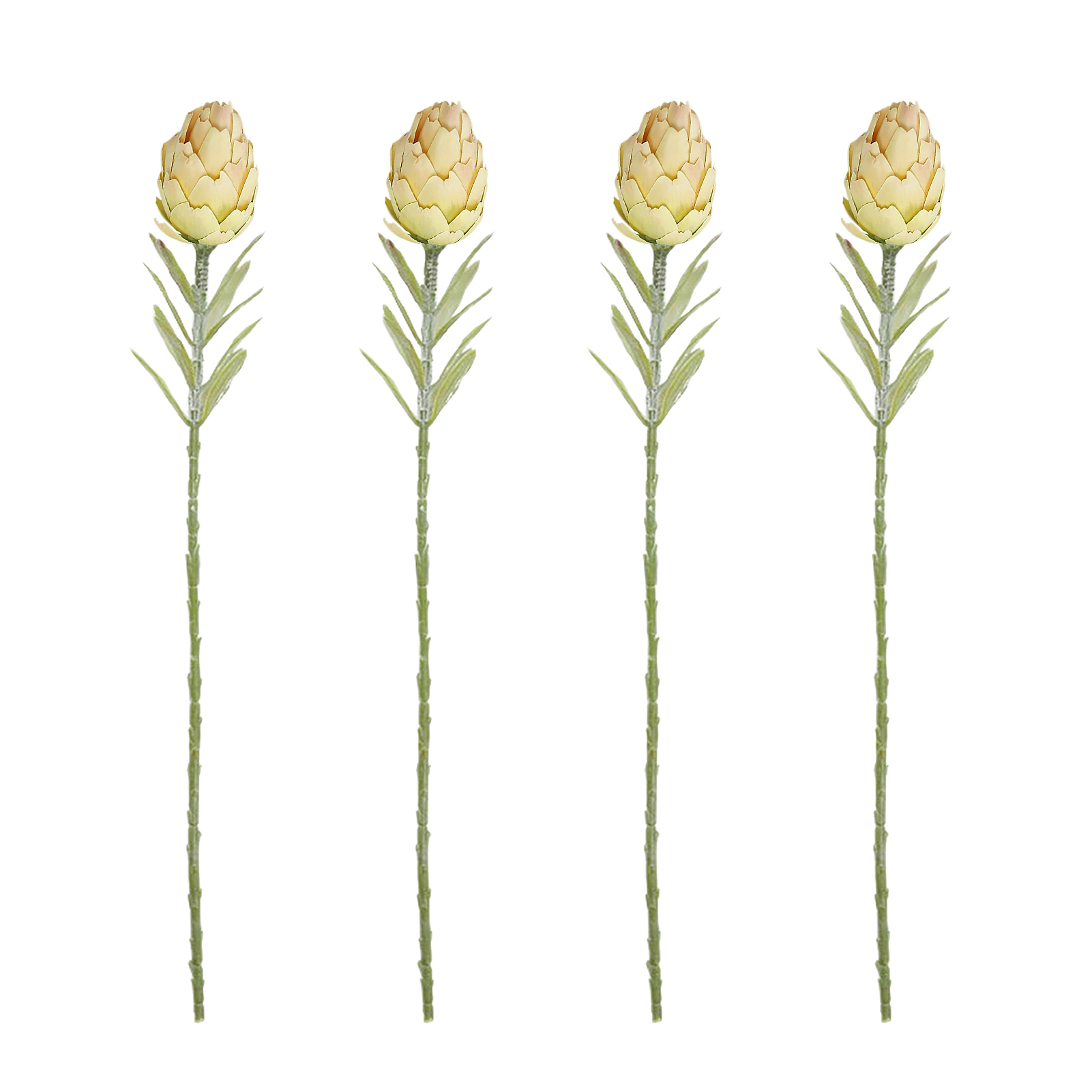 Künstliche Artischocken [4 Pro Portion Champagner] Künstliche Artischocken Für Wohnzimmer-/eingangsbereich-dekoration, Künstliche Pflanze, Blumenarrangement, Kunstblume