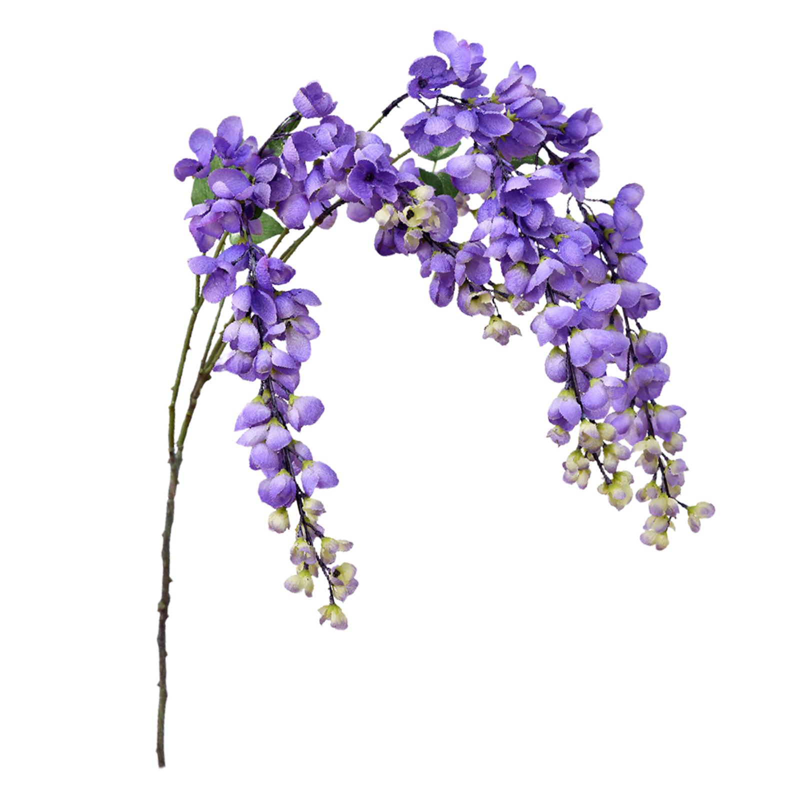 Künstliche Glyziniengirlande Aus Draht Und Seidenstoff, Florale Imitation, Für Hochzeits- Und Heimdekoration. Länge: 97 Cm, Lila.