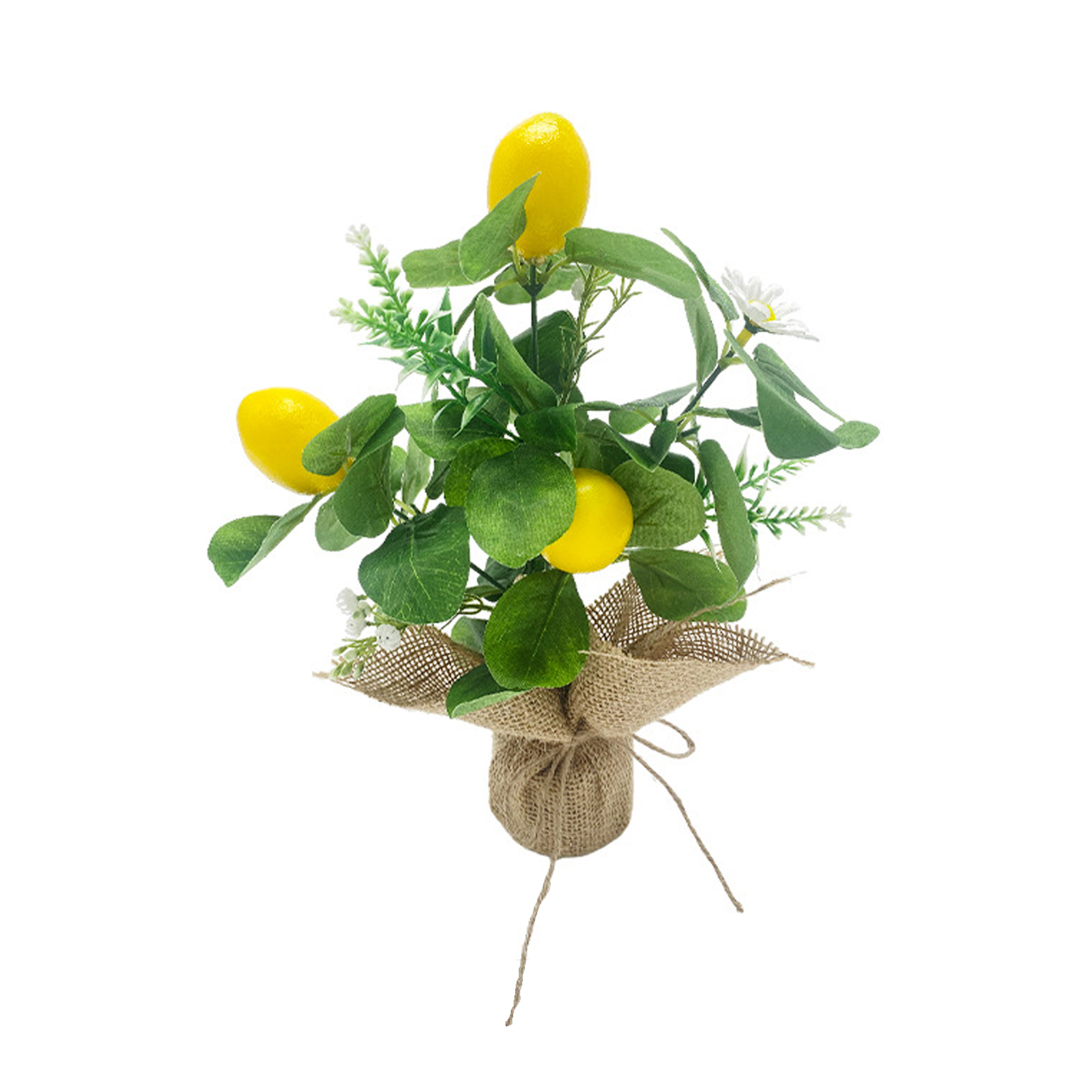 Künstliche Mini-zitronen-bonsai-pflanze Aus Kunststoff Im Topf, Dekoration Für Vase, Zuhause, Hochzeit, Café