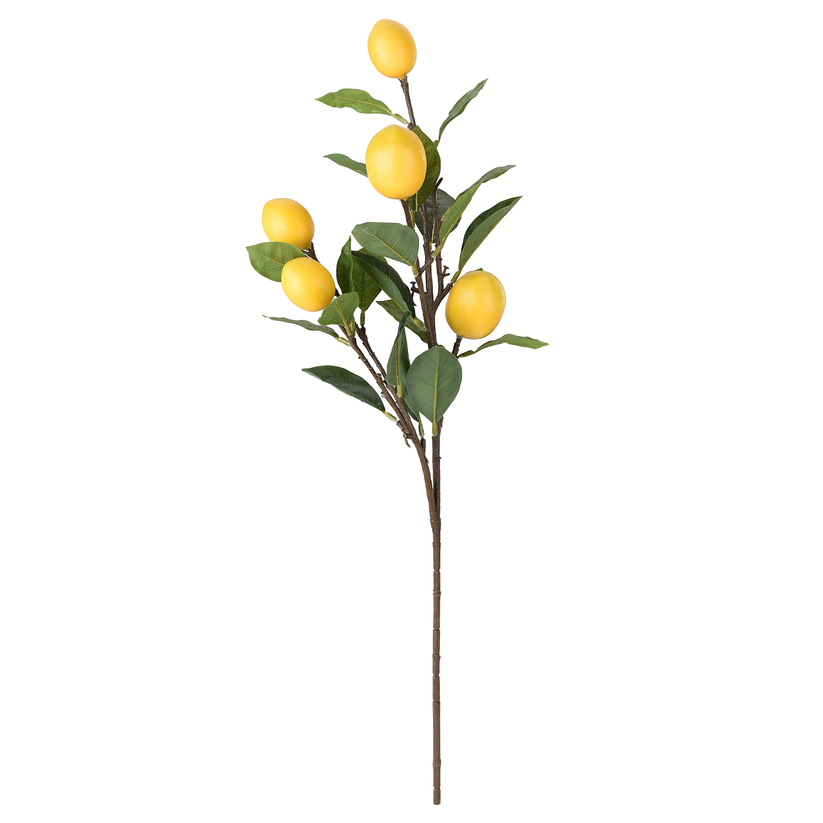 Künstliche Zitronenzweige, Künstliche Zitronen Mit Stiel, Dekoration Für Küche Oder Landhausstil, 67 Cm