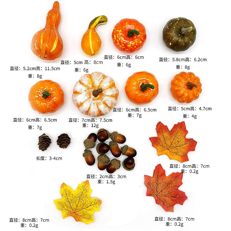 Künstliche Weiße Und Gelbe Kürbisse Für Halloween-, Weihnachts- Und Herbstdekorationen (23 Stück).