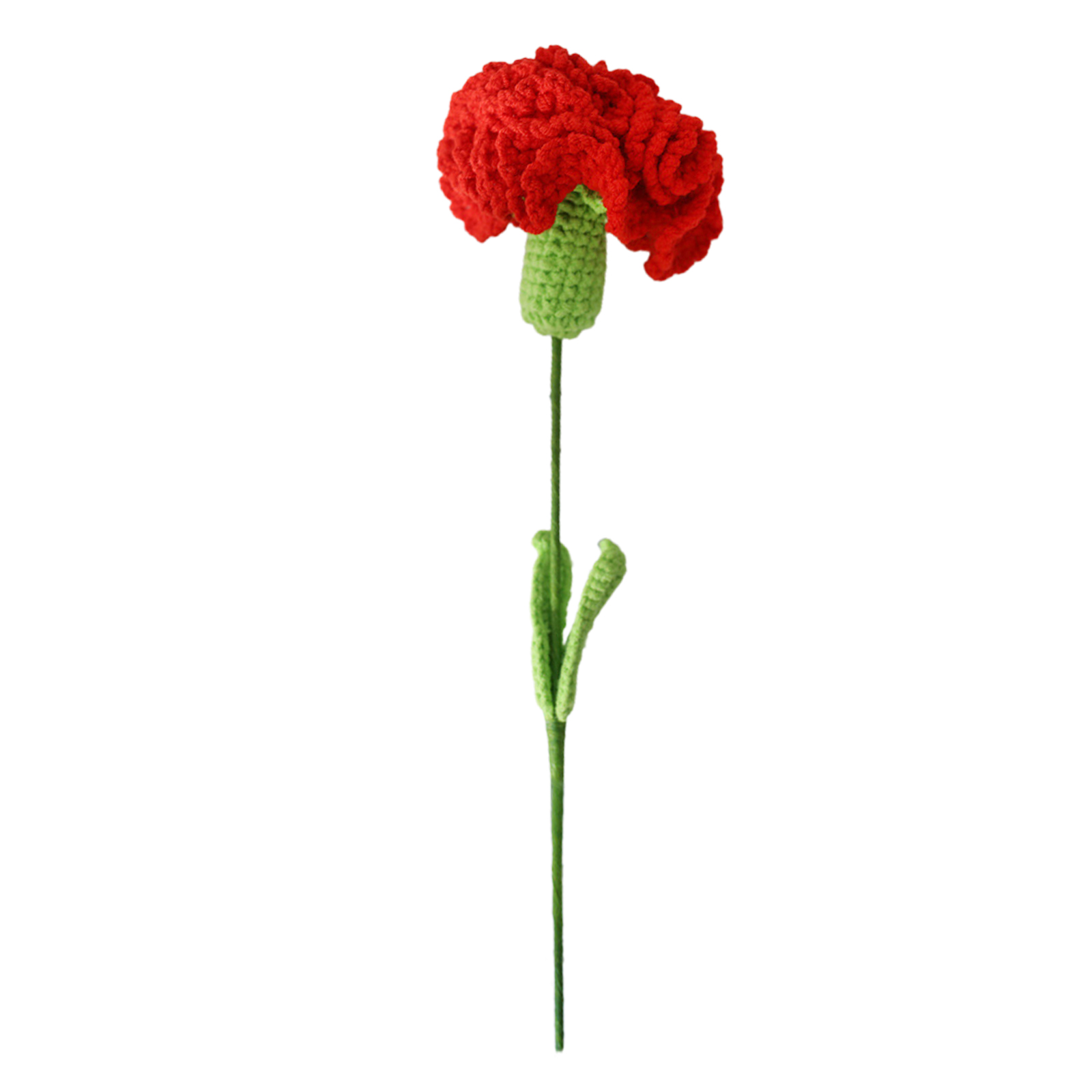 Strauß Aus Handgewebten Künstlichen Wollblumen, Dekorative Nelken