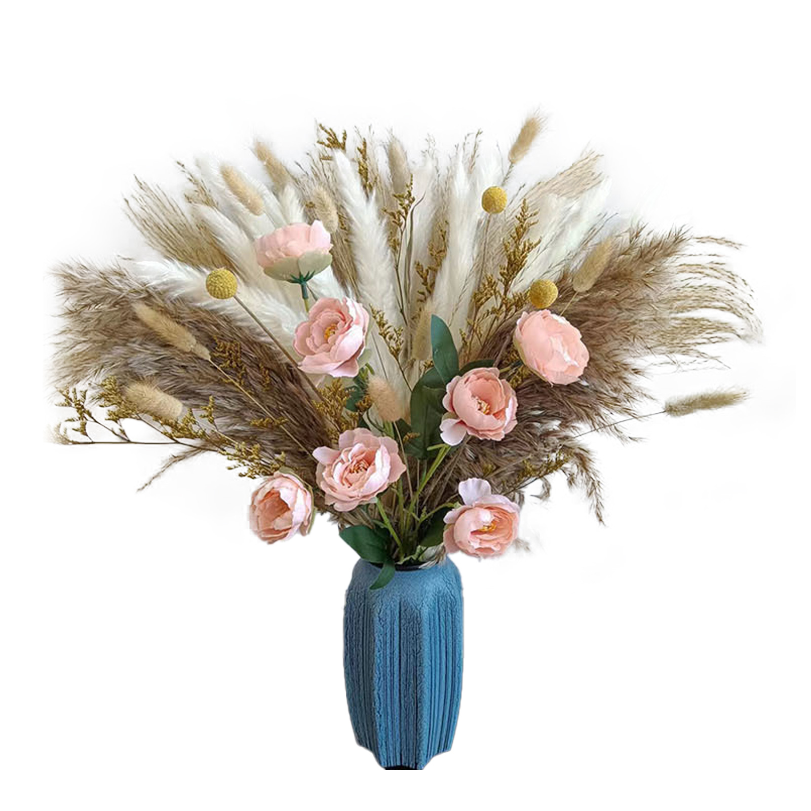 Künstlicher Pampasgras-strauß, Langlebige Trockenblumen Für Die Dekoration Von Zuhause Und Hochzeiten