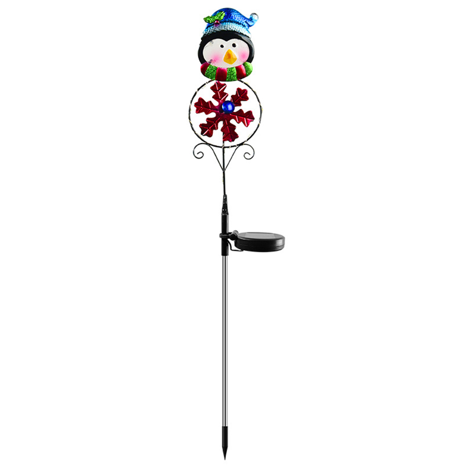 Wasserdichte Solar-gartenleuchte In Form Eines Pinguins Für Weihnachten, Ideal Zur Dekoration Ihres Gartens.