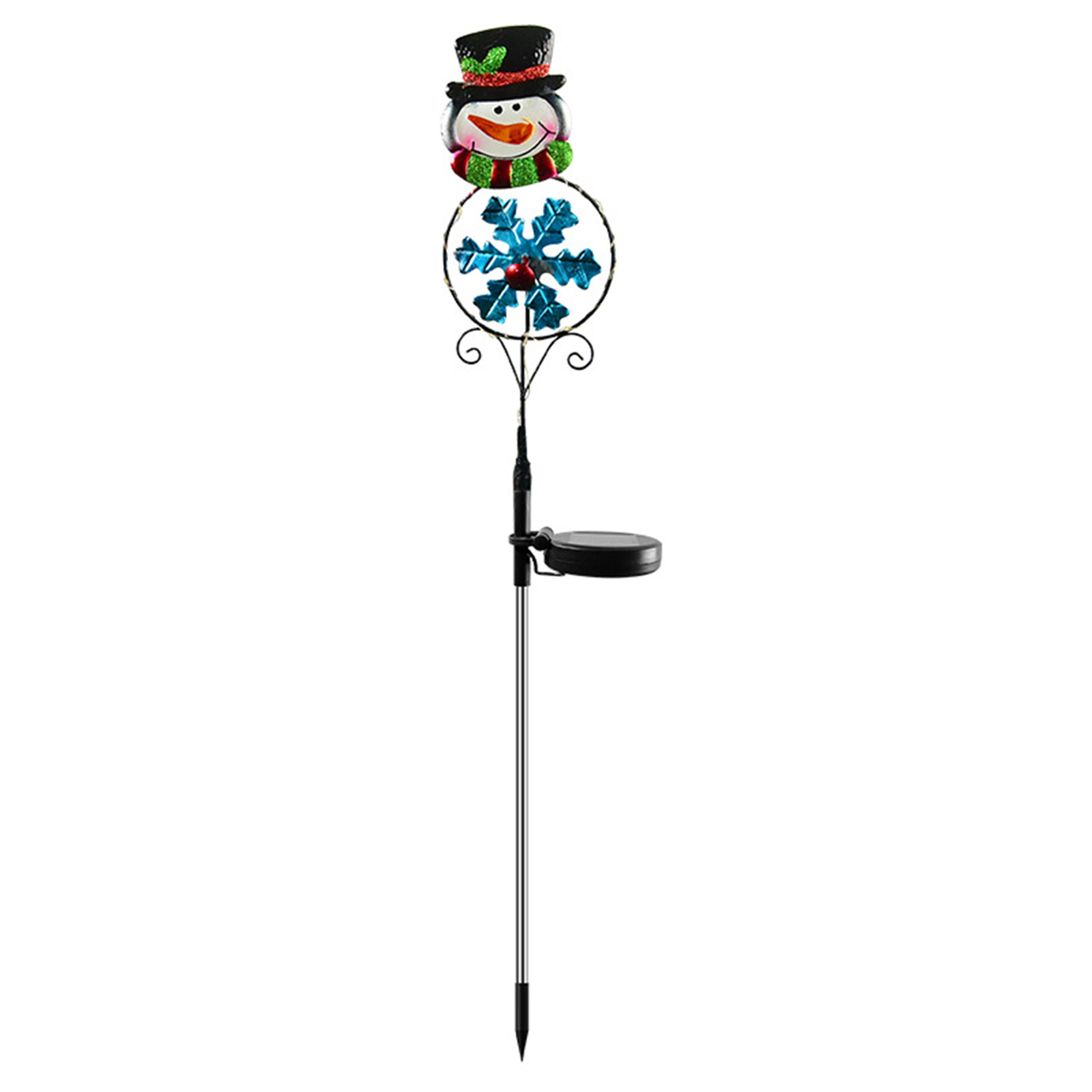 Solarbetriebene Schneemann-gartenleuchte, Wasserdicht, Solarbetriebene Gartendekoration Für Weihnachten