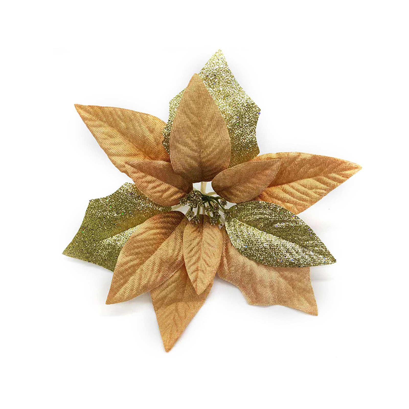 Weihnachtsblumen, Christbaumschmuck, Künstliche Stoffblumen