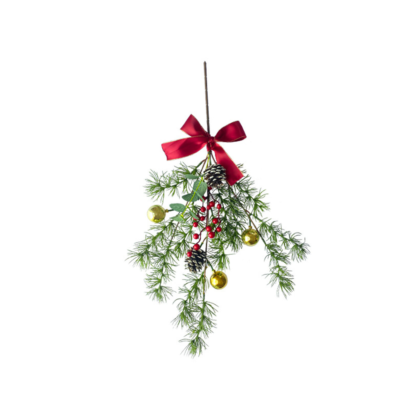 Weihnachtsdekorationen, Künstliche Pflanzen, Türdekorationen, Rattan, Weihnachtsfensterdekorationen, Wanddekorationen, Weihnachtsschmuck (christmas Gold Serie A, Modell A04892)