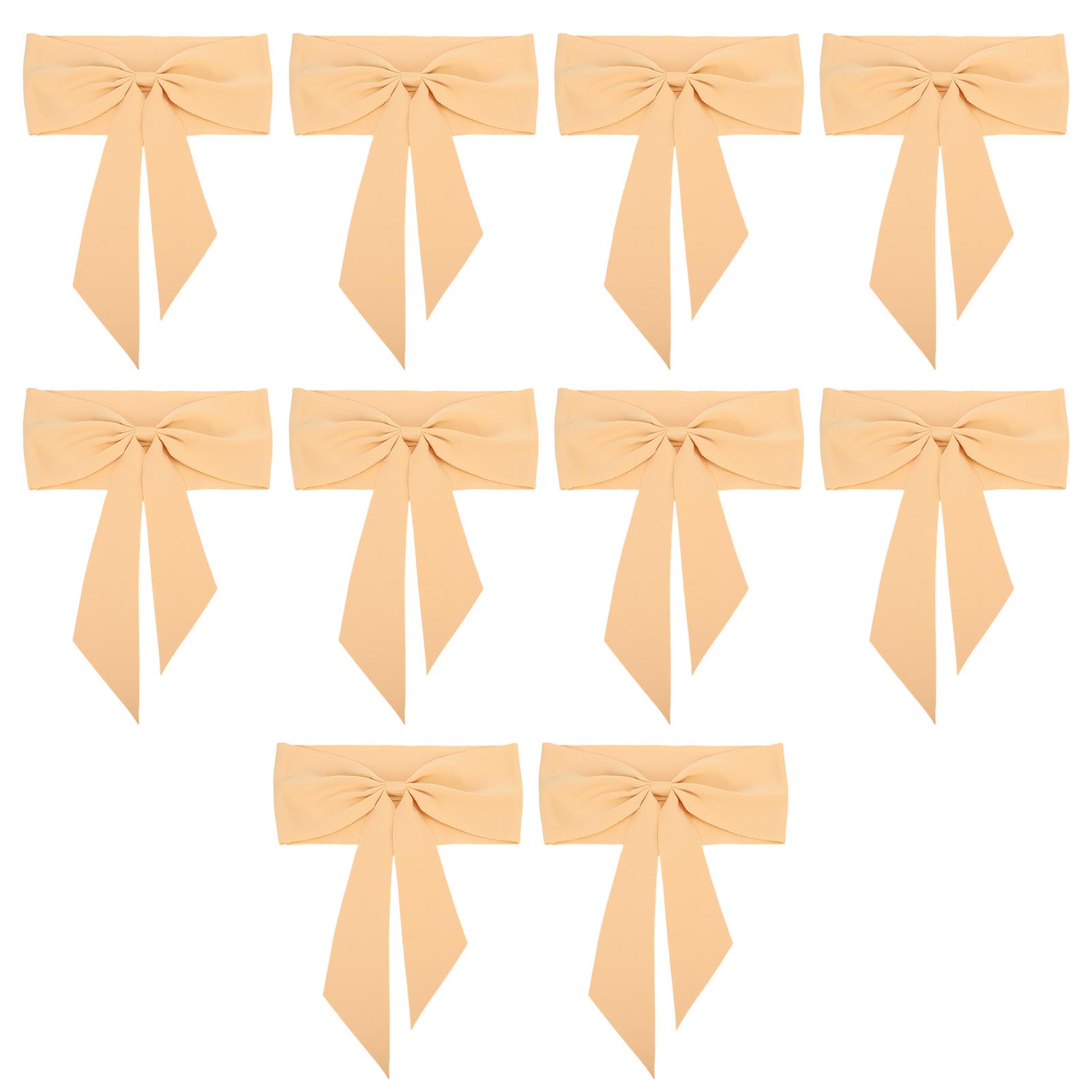 Set Mit 10 Wiederverwendbaren Und Eleganten Stuhlschleifen Zur Dekoration Von Hotelstühlen, Hochzeiten, Meetings Und Champagner.