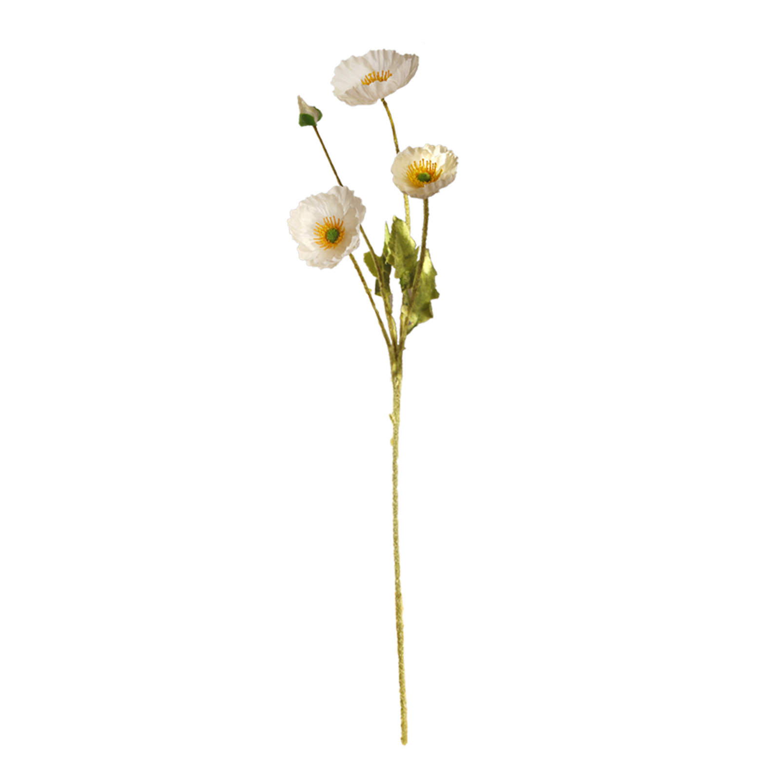 Set Mit 6 Künstlichen Blumen Mit 4 Köpfen, Beflockt, Blau, Zur Dekoration Ihres Wohnzimmers.
