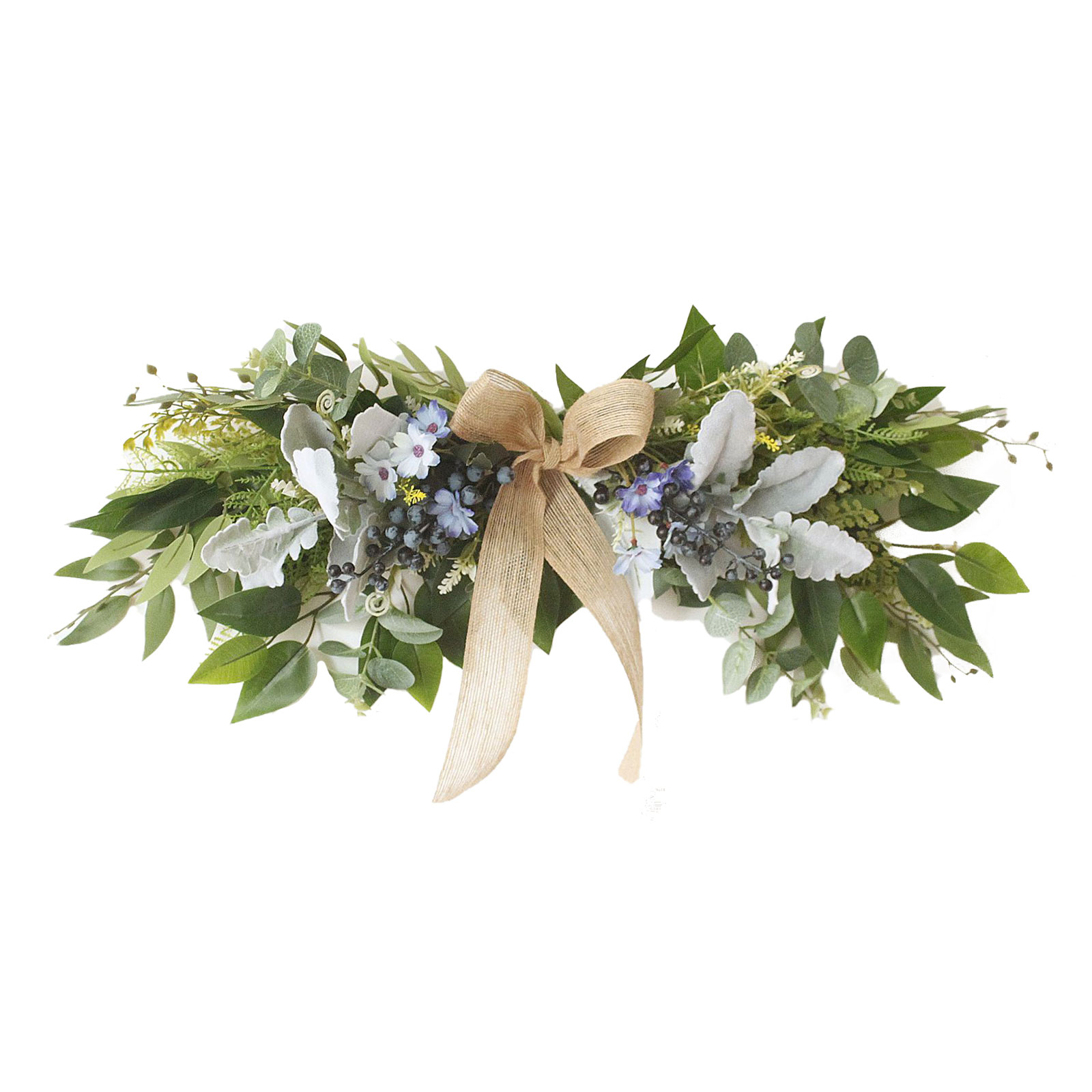 Dekorativer Blumenbogen Aus Künstlichen Blumen Mit Grünen Blättern Für Frühlingshochzeiten, Ideal Als Tischdekoration Für Gartenpartys, Zuhause Oder Als Tischdekoration.