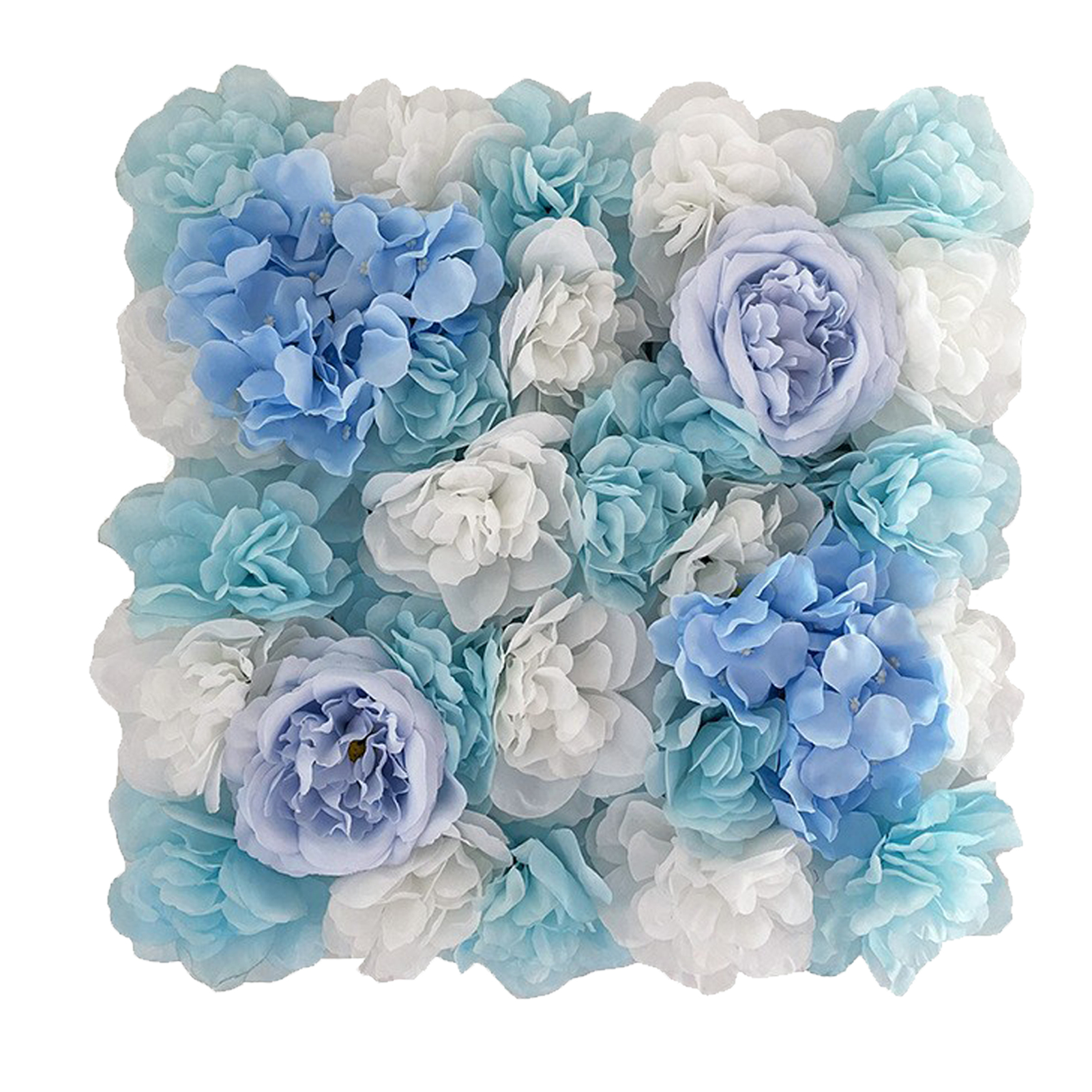 Realistische Und Wiederverwendbare Künstliche Blumenwand, Blaue Dekoration Für Partys Und Hochzeiten.
