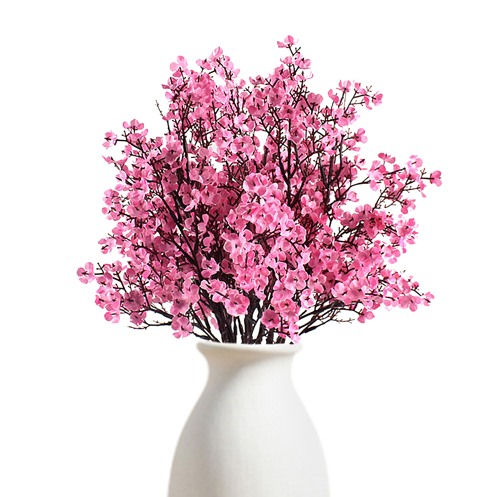 Set Mit 8 Künstlichen Schleierkrautblüten Für Herbstdekorationen, Blumensträuße Für Vasen, Tischdekorationen Für Hochzeiten, Rosen