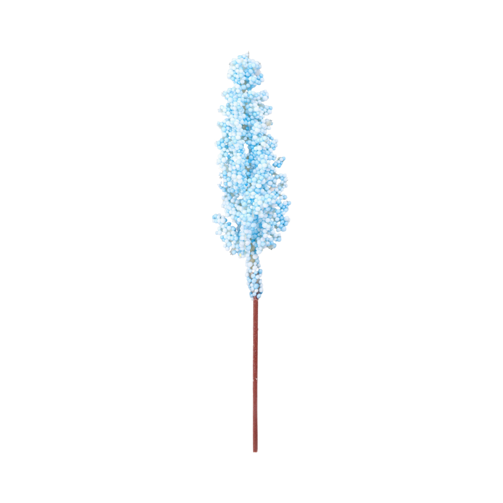 Weihnachts- Und Halloween-dekorationen Fürs Wohnzimmer, Künstliche Blumen, Bunte Weizenähren, Innendekoration - Blau, 16 Cm, Stiel Aus Schaumstoff/draht (mehrere Stück Empfohlen).