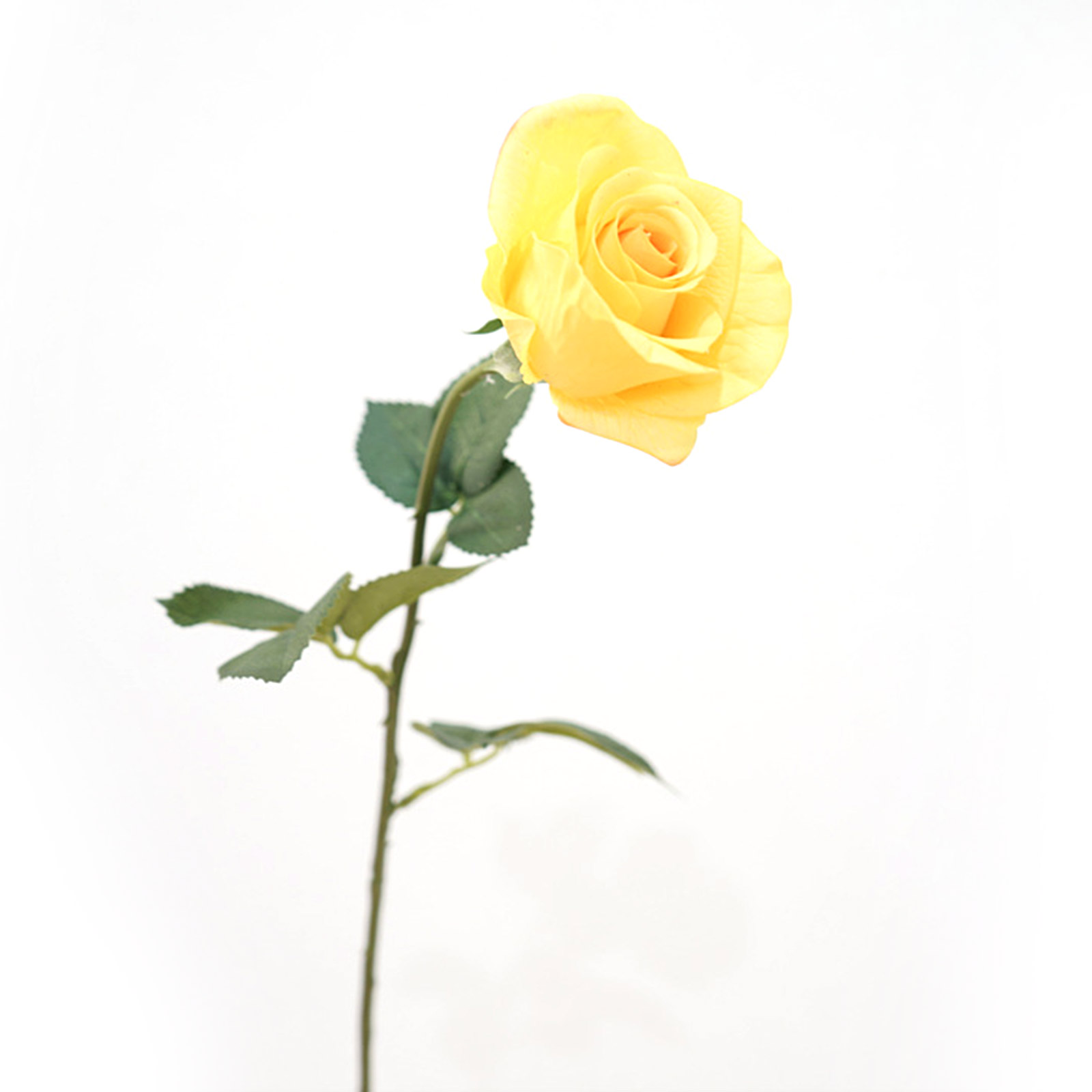 Künstliche Rose, Naturgetreue Und Exquisite Nachbildung Einer Rose Für Heim-, Party- Und Hochzeitsdekoration, Gelb