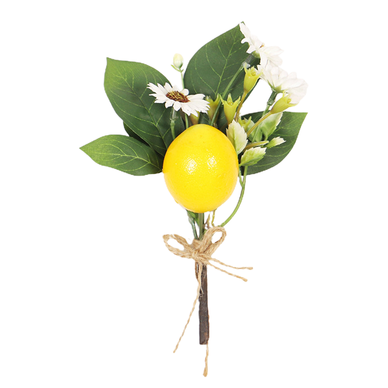 Künstlicher Zitronenzweig, Leuchtend Gelber Stiel, Vielseitig Einsetzbar Für Hochzeiten, Partys Oder Als Heimdekoration, 18 Cm / 7,08 Zoll