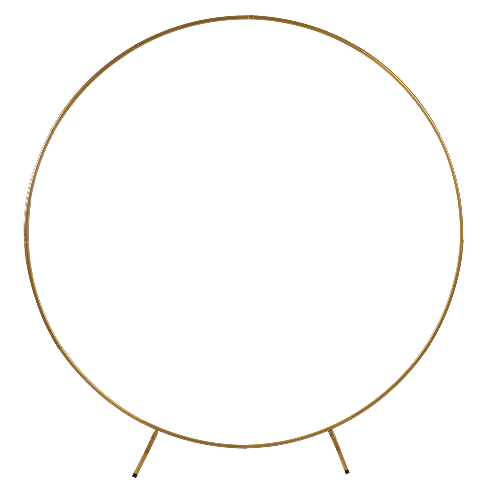 Runder Hintergrundständer Aus Eisen, Runder Hochzeitsbogenständer Für Valentinstag, Hochzeit, Geburtstag, Weihnachten, Dekoration, 2 M (6,7 Fuß), Gold