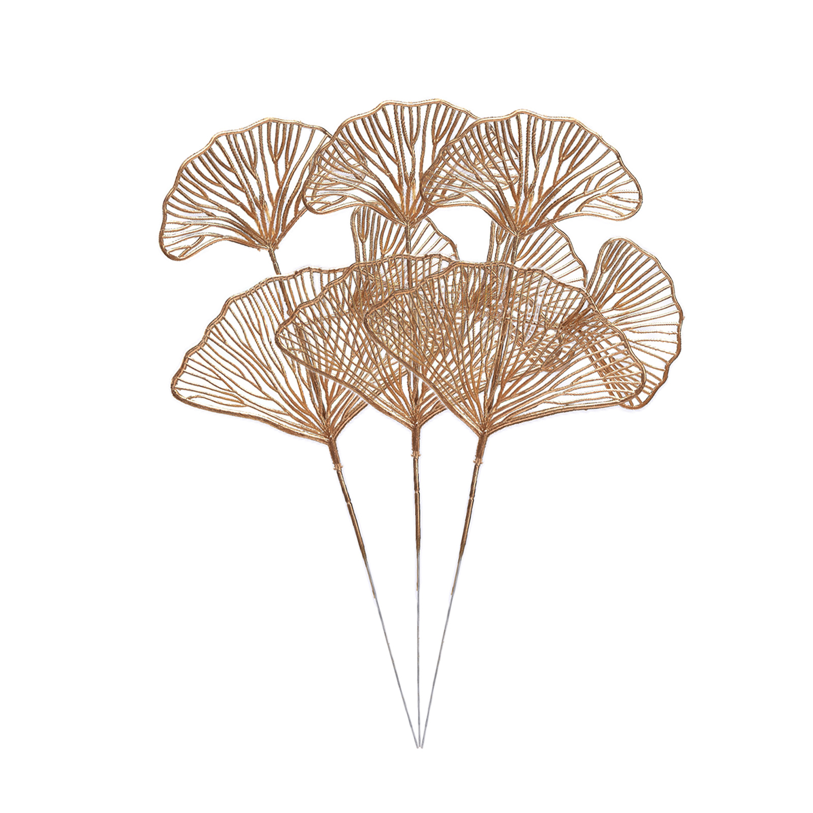 Weihnachtlicher Ginkgo-blatt-deko-stiel Aus Kunststoff, Ideal Für Garten, Esszimmer, Schlafzimmer Oder Besprechungsraum