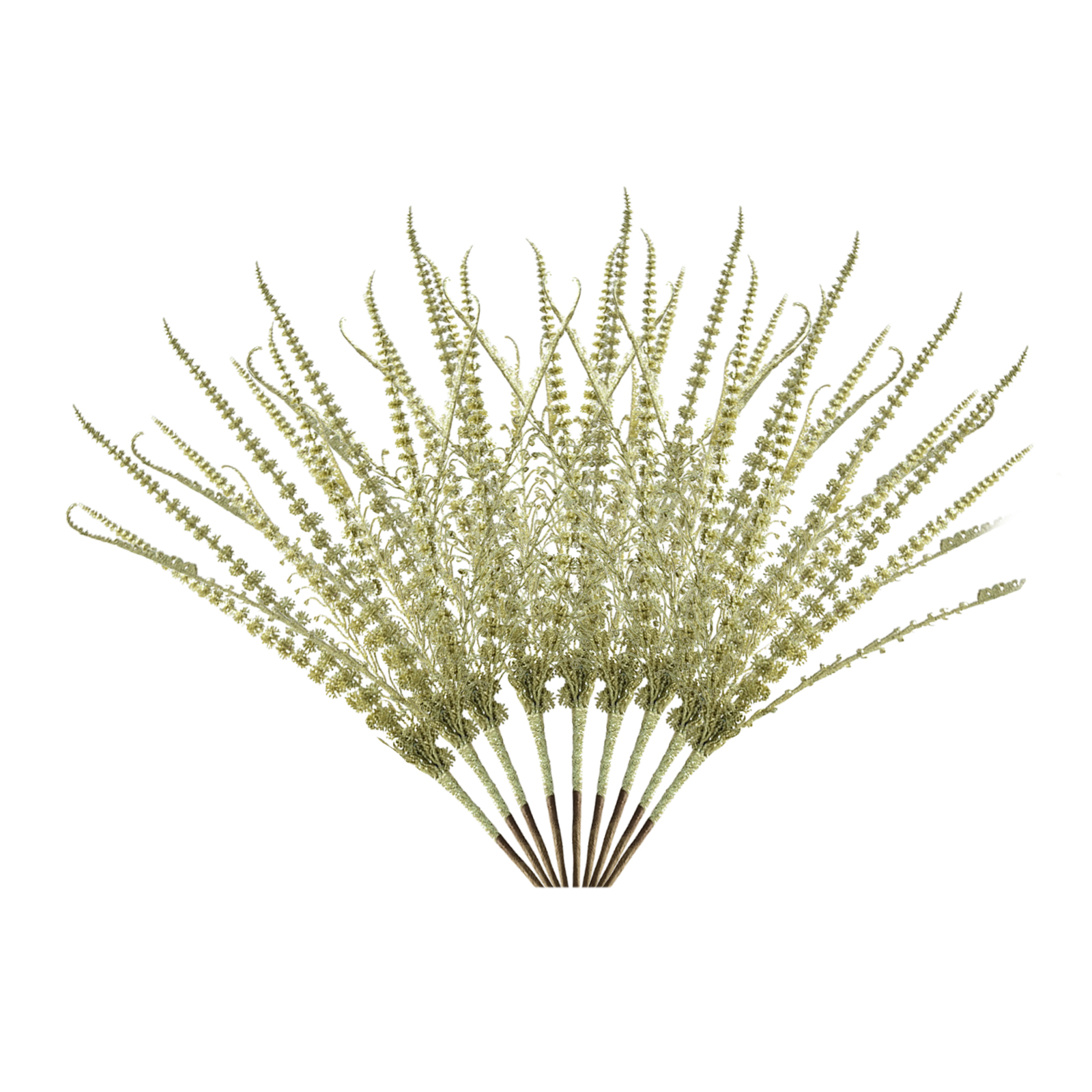 Weihnachtsdekorationen – Blattgold, Künstliche Blumen, Rohrkolben, Tannenzapfen, Weihnachtsschmuck