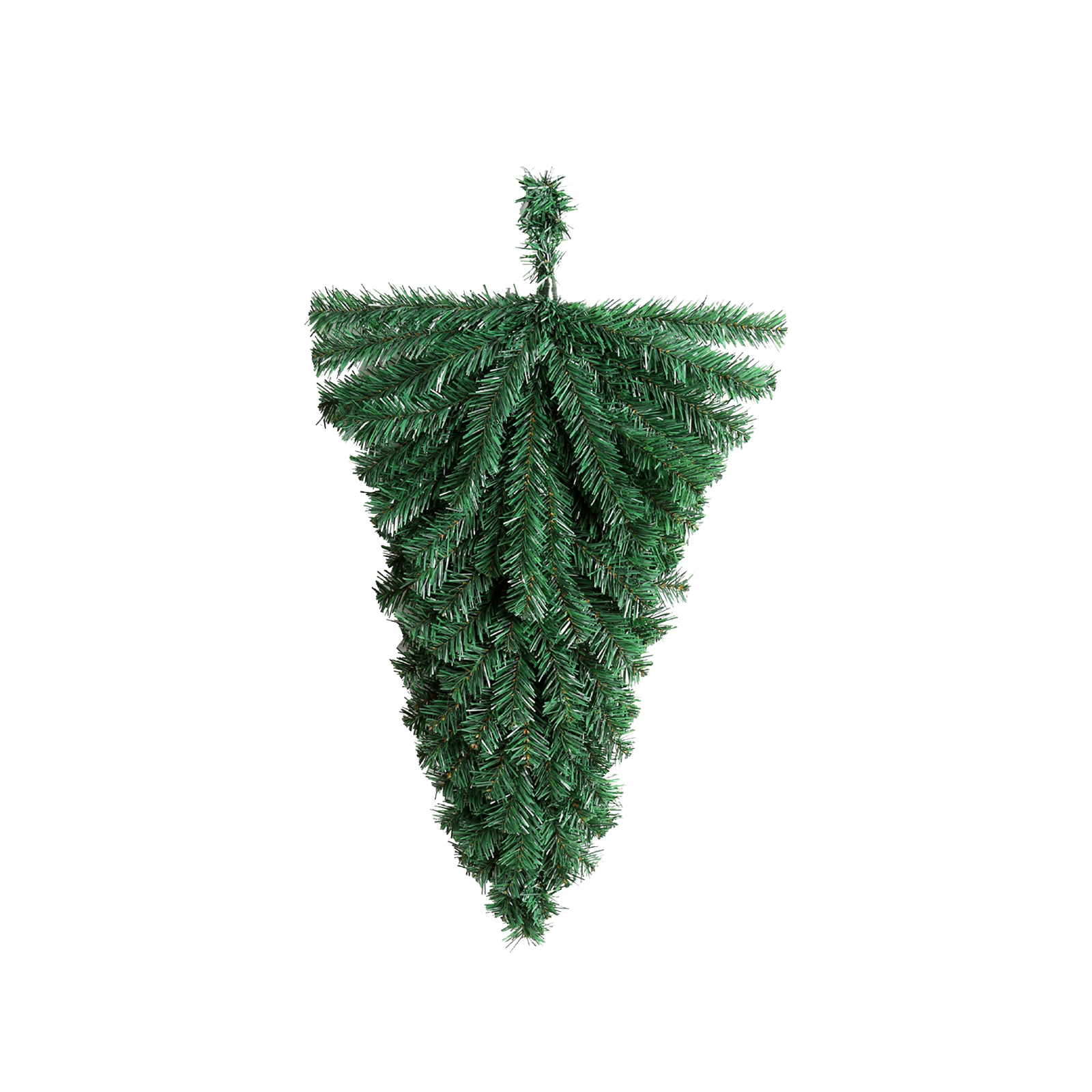 (2 Pro Packung) Diy-weihnachtsbaum Zum Umdrehen, Kahler Baum, Grüner Pvc-wanddekorbaum Für Den Innenbereich, Weihnachtswandschmuck (grüner, Umgedrehter, Kahler Baum - 45 Cm (50 Stück))