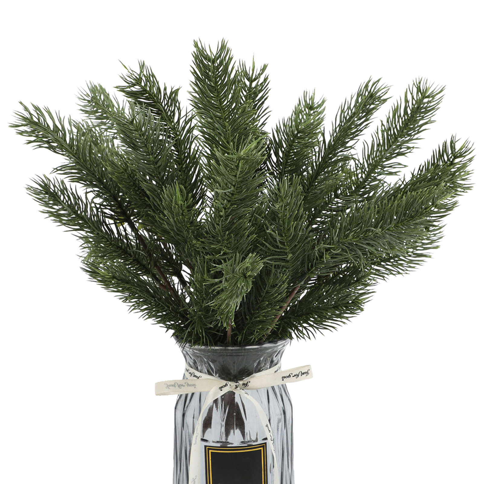 (6 Stück, Komplettpaket + 0,24 Yuan) Künstliche Weihnachtsdekoration Aus Kiefernnadeln, Foto-requisite, Blumenarrangement Für Den Innenbereich, 37 Cm