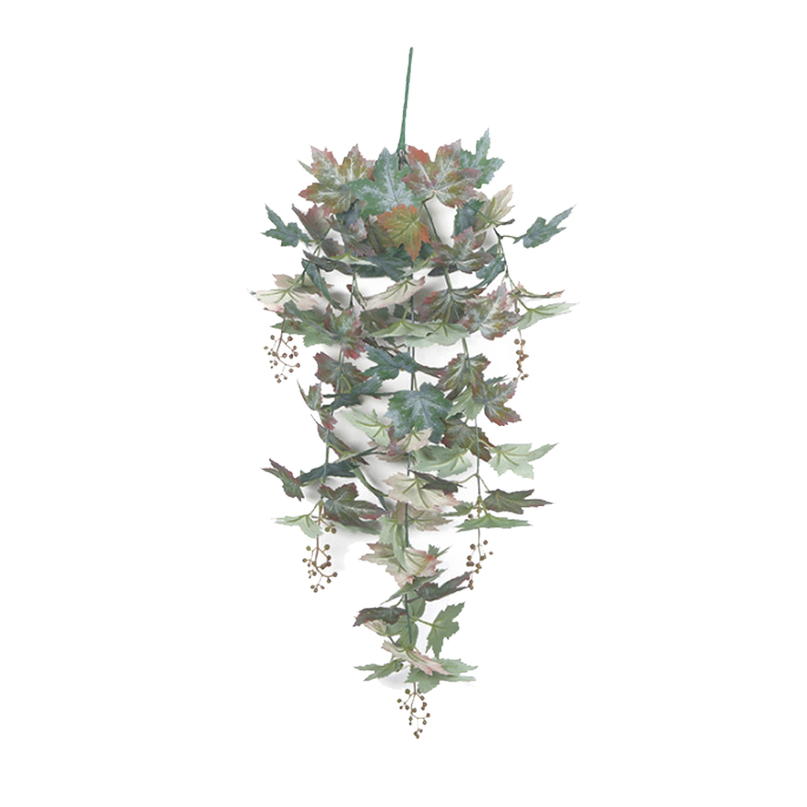 (farbe Nr. 2) Wanddekoration Mit Ahornblättern Und -beeren Aus Rattan, Herbstfarben, Fensterdekoration, Festliche Atmosphäre.