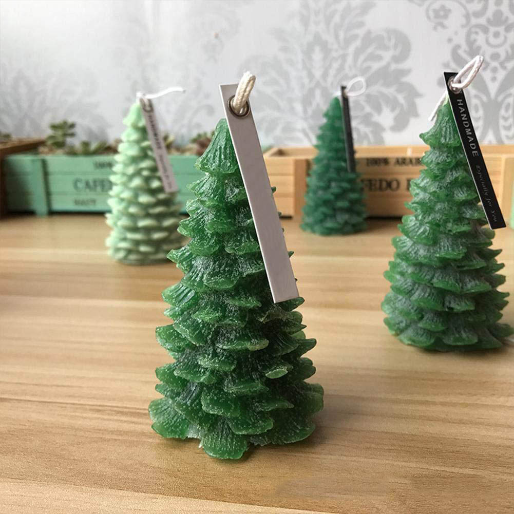 3d-silikonform In Form Eines Weihnachtsbaums Zum Backen, Für Desserts, Seifen Und Kerzen.