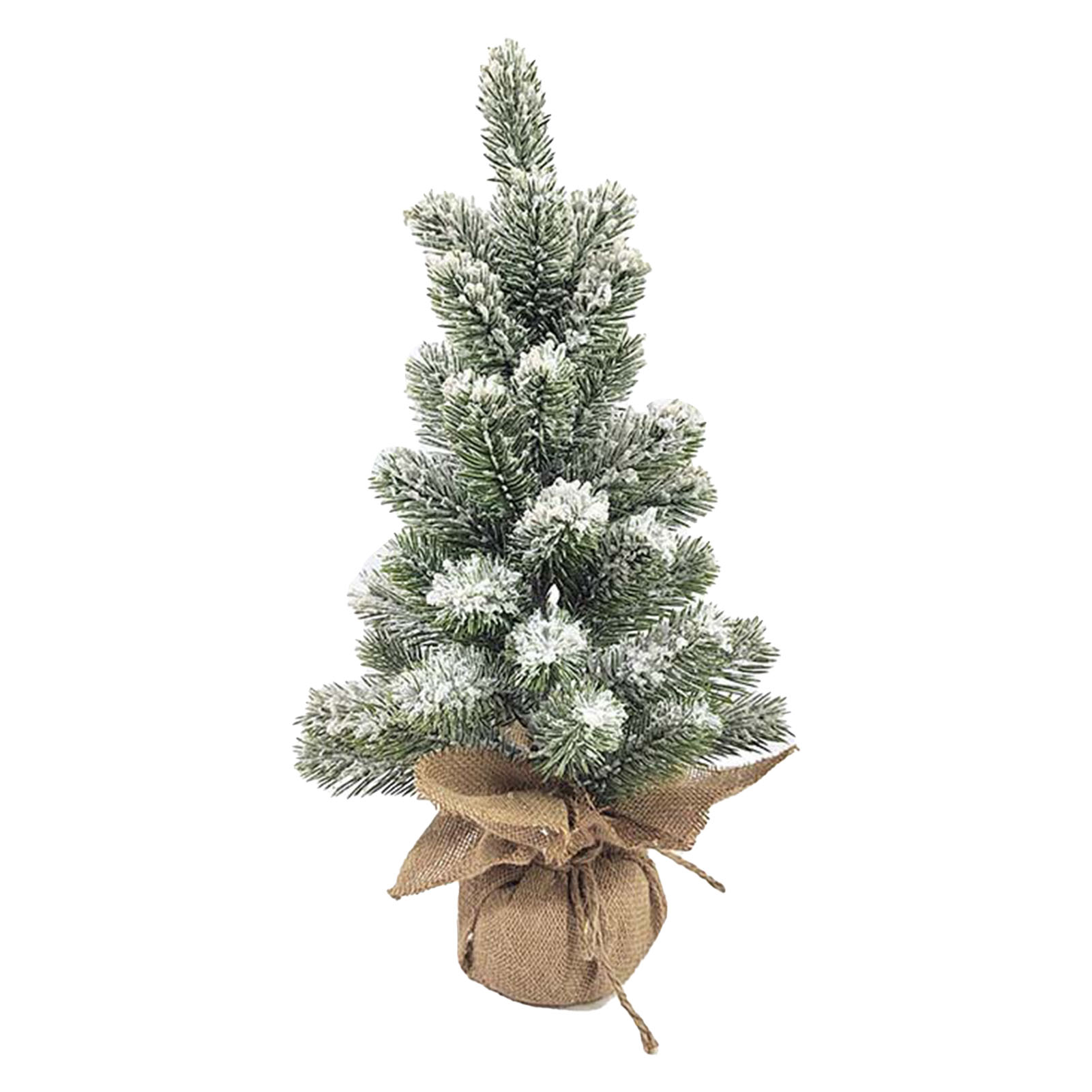 45 Cm (17,72 Zoll) Großer, Beflockter Tischweihnachtsbaum, Wiederverwendbare Und Platzsparende Tischdekoration Für Die Weihnachtsfeier In Innenräumen.