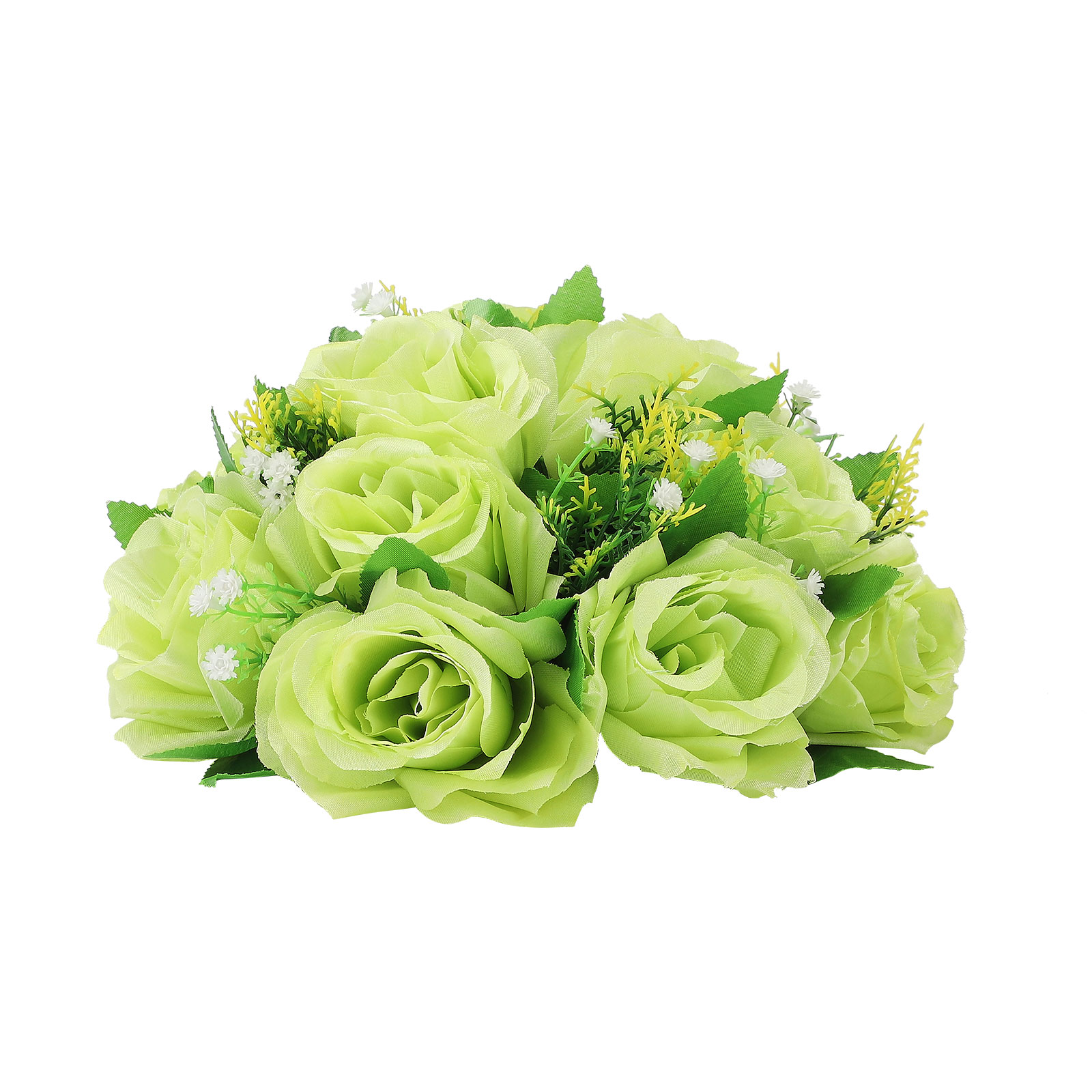 Blumenkugel Für Hochzeitstischdekoration, 25 Cm Durchmesser, Künstliche Rosen, Strauß, Dekoration Für Junggesellinnenabschied, Grün