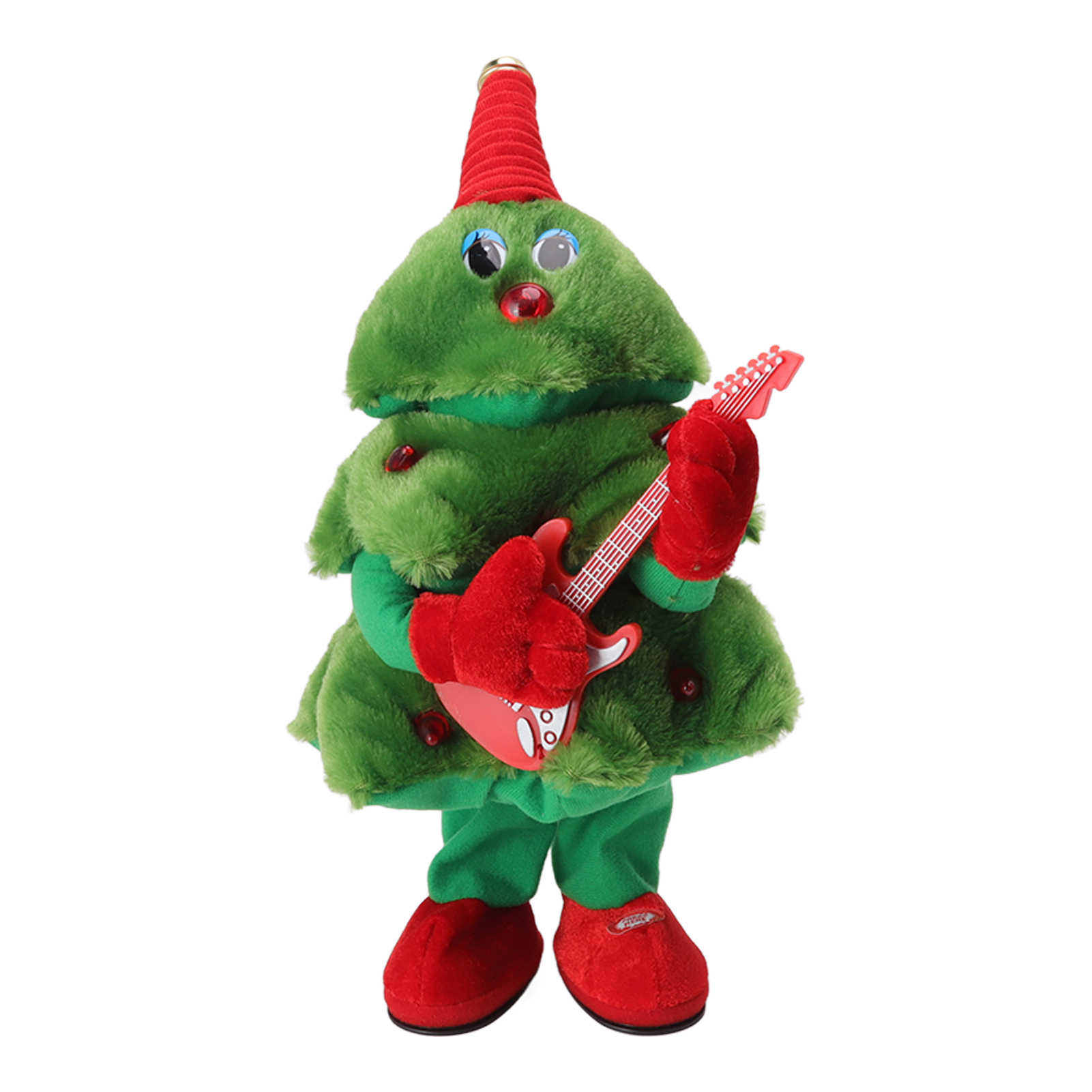 Elektrischer Plüsch-weihnachtsbaum, Spielt 8 Lieder In Folge, Leuchtet, Schaukelt, Singt Und Tanzt, Niedliches Elektrisches Plüschtier Für Kinder, Weihnachtsbaum-gitarre