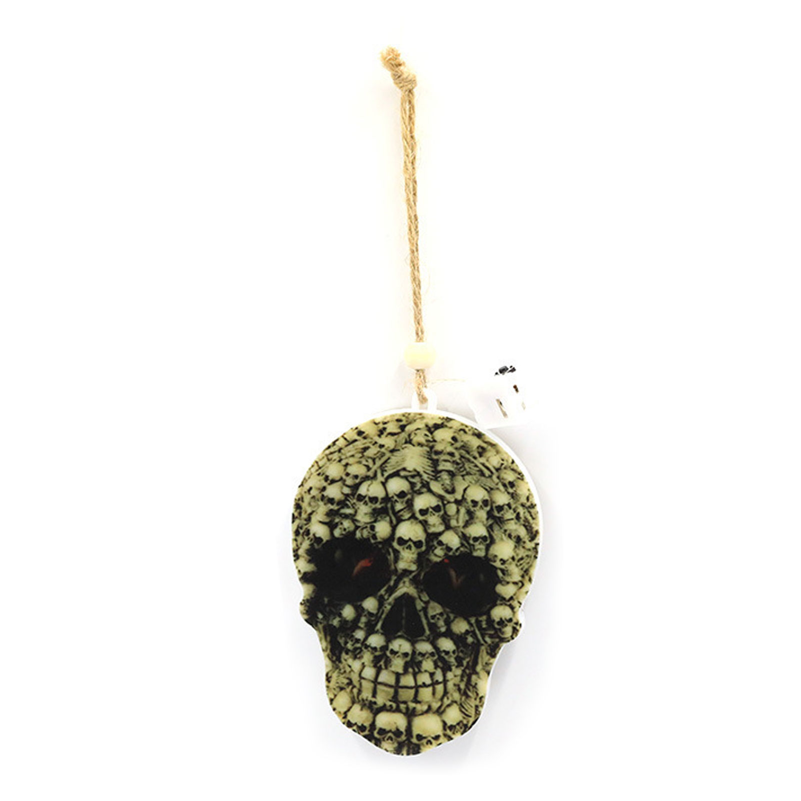 Mehrere Totenkopf-dekorationen Für Halloween 2023, Lichterketten, Teufelsschädellampen, Led-kürbisse.