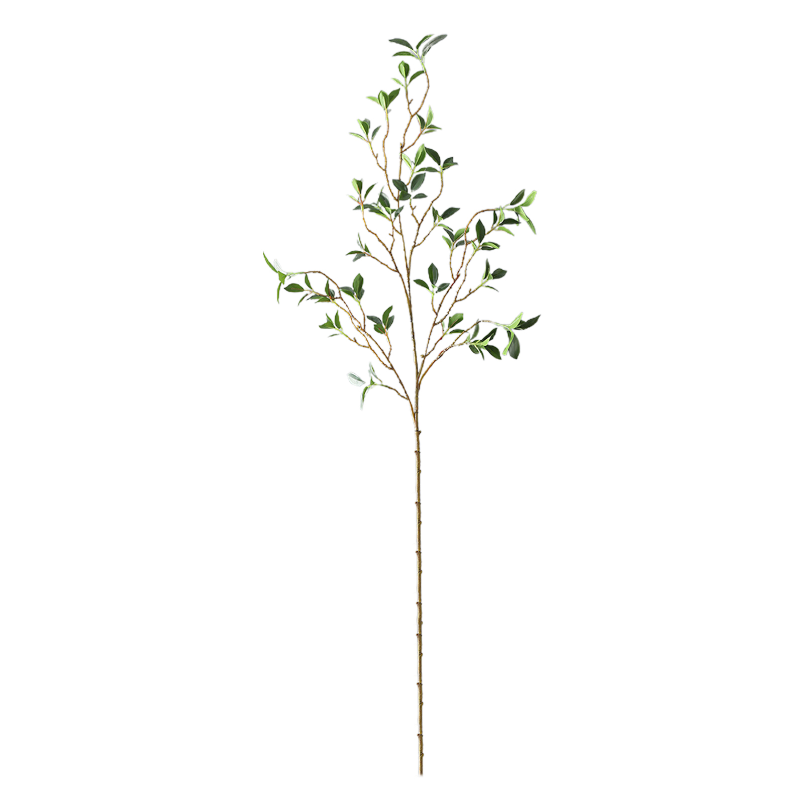 Künstliche Blätterzweige, Künstliches Grün, Künstliche Pflanzenstängel Für Küche, Esstisch, Büro, Garten, 113 Cm