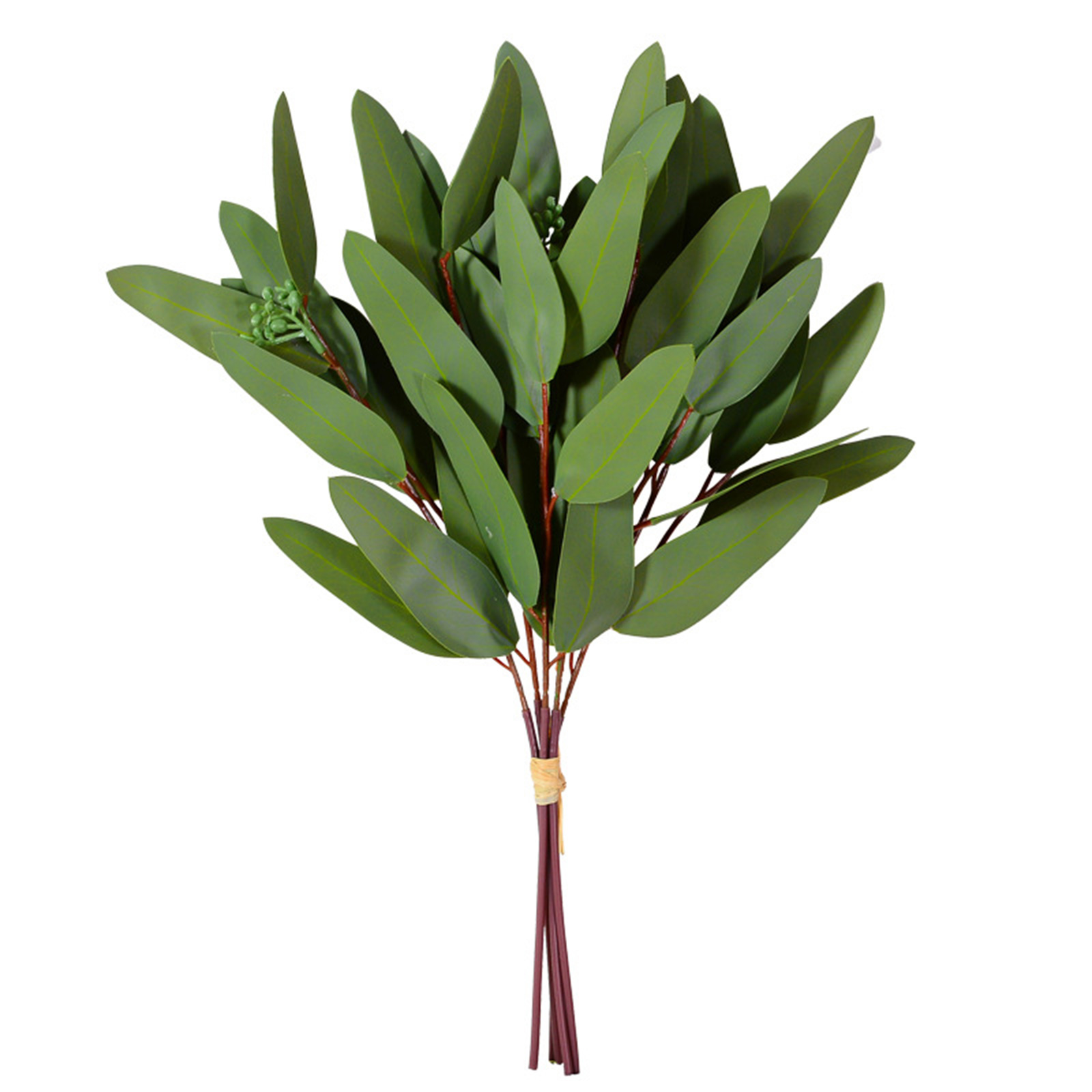 Künstliche Eukalyptusblätter (grün Zhajian), Runde Eukalyptusblätter, Heimdekoration, Künstliche Blumen, Brautsträuße